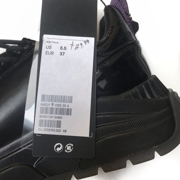 Eyty’s x H&M Black Chunky Leather Sneakers - Picture 5 of 5